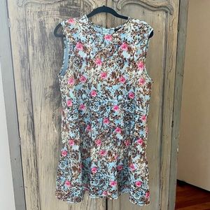 Cynthia Rowley bonded drop-waist dress